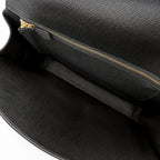 Kelly depeches 36cm Epsom leather 89 Noir black top handcrafted! Counter quality!
