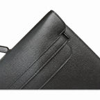 kelly Depeche 36cm Epsom leather 89 Noir black top handcrafted! Counter quality!